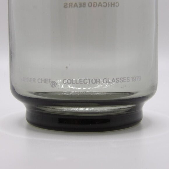 1979 Chicago Bears pair of Glass Tumbler, Burger Chef - Picture 3 of 5